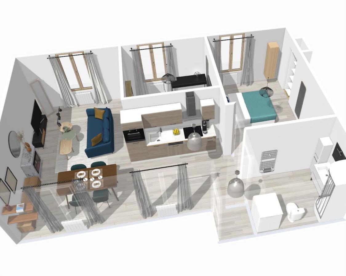 Artsmalt *Ideal Pro * Proche Commerces * 2 Chambres * Tout Confort Montluçon Buitenkant foto